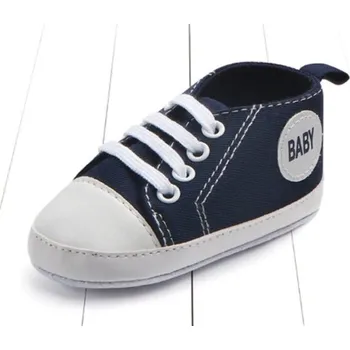 Dívčí obuv Dětské plátěné capáčky A462 tmavě modrá 12-18 měsíců