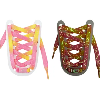 Tkaničky do bot Svítící tkaničky do bot 120 cm Tkaničky se vzorem cákanců Barevné světelné efekty Stylový doplněk na párty Módní svítící obuv pro děti i dospělé růžová