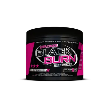 Spalovač tuku Black Burn Micronized - Stacker2 Příchuť: pomeranč, Balení (g): 300 g