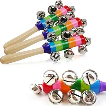 Dřevěná hračka Zvonkohra s rolničkami