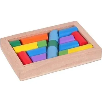 Dřevěná hračka Dřevěná motorická vkládačka válce