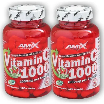 Zdraví 2x Vitamin C 1000mg + Rose Hips 100 cps