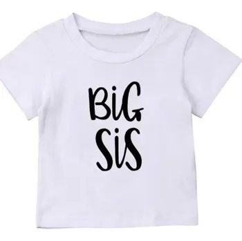 Dětské tričko pro sourozence bílá 9-12 měsíců A