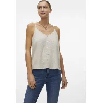 Vero Moda dámské tílko Mymilo béžové Velikost: L