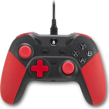 Gamepad PC/PS3 Ovladač Spartan Gear Pelekys červenočerný