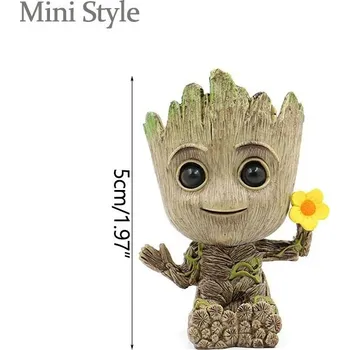 Roztomilý květináč groot mini pro dekoraci | dekorace, květináč - Mini-01