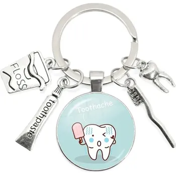 Roztomilá klíčenka nejen pro zubaře | klíčenka, dárek pro zubaře - 27