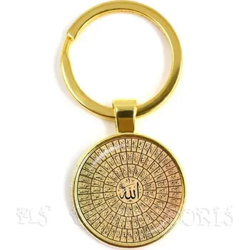 Skleněný přívěsek allah ramadán | klíčenka, šperk - 14