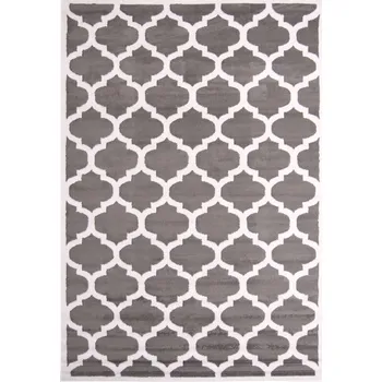 Koberec Moderní koberec GALA - abstrakt 1 - šedý Rozměr koberce: 140x200 cm