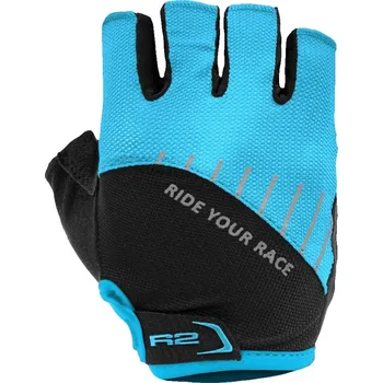 Cyklistické rukavice R2 Hoppy rukavice dětské (modrá, černá) YYATR48E Velikost: 6—8
