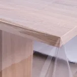 Průhledný PVC ubrus hladký bez vzoru tl. 0,20 mm PV-159 - metráž š. 140 cm