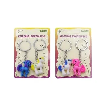 Wiky Klíčenka 2ks - Jednorožec Barvy: růžová