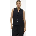 Vero Moda dámská halenka Mymilo bez rukávů černá Velikost: XS