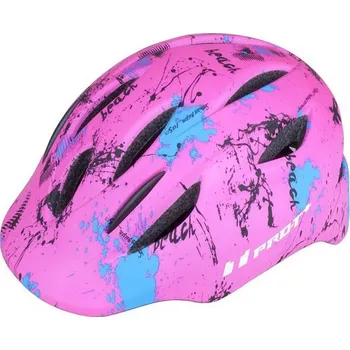 Cyklistická přilba PRO-T Přilba PRO-T Plus Avila In mold dětská S 48-52 růžová neon matná beach