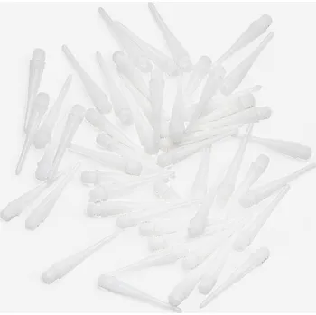 Příslušenství pro šipky CANAVERAL Plastové hroty k šipkám 50 ks bílé