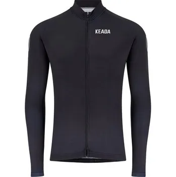 Pánské tričko KEADA SPORTS Pánský cyklistický dres Essential s dlouhým rukávem 2XL ČERNÁ