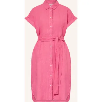 Dámské šaty Marc O'polo Dámské Lněné Košilové Šaty, světle červená, 44