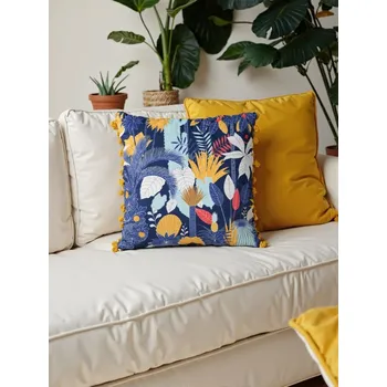 Polštář Sinsay - Polštář s dekorativními třásněmi na okrajích - vícebarevná - 612FU-MLC - 612FU-MLC-ONE