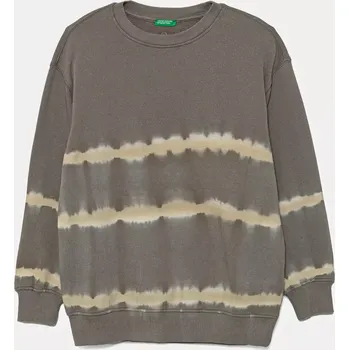 Chlapecká mikina Dětská bavlněná mikina United Colors of Benetton 3WITC10N6.G.Seasonal šedá 90X, vel. 130