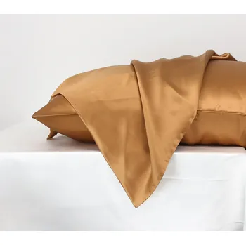 Povlak na polštářek Hedvábný povlak na polštář 40x40 cm, HEDVÁBNÝ SVĚT Barva hedvábí: hnědá