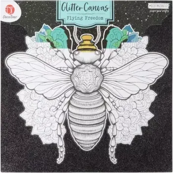 Antistresové omalovánky Třpytivé plátno 29x29cm DécoTime