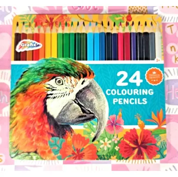 Výtvarná sada Trojhranné pastelky na tužky 24 ks