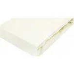 ECOMATRACE Jersey prostěradlo Exclusive dětské smetanová 70x140 cm