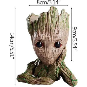 Květináč Roztomilý Groot květináč, postavička na tužky | květináč, figurka - naslouchání