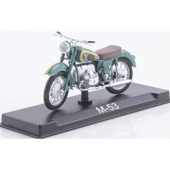 autíčko M-53M 1:24 - MODIMIO Naše Motocykly časopis s modelem #63 M-53 - model motorky