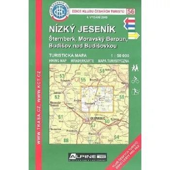 Nízký Jeseník - mapa KČT 1:50 000 číslo 56 - Klub Českých Turistů