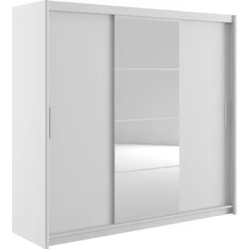 Šatní skříň Skříň Monet 220cm Bílá