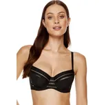 Vyztužená podprsenka Luna proužky černá 85D