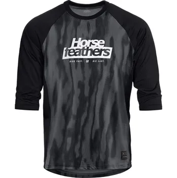 cyklistický dres Horsefeathers Spike 3/4 Bike dres XXL černá - 10 % pro přihlášené BFEXTRA10
