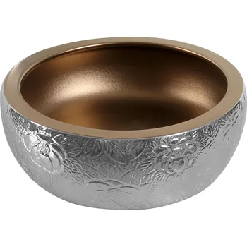 Umyvadlo Novoterm Keramické umyvadlo na desku NV-KR-124 chrom/bronz