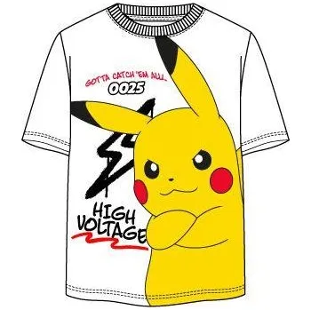 Dětské tričko POKÉMON (Pikachu) bílé Velikost: 152