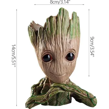 Květináč Groot květináč, stojánek na tužky | figurka, květináč - myslící