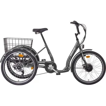 Elektrokolo LIBERTY COMFY e-trojkolka 24" 6spd Disk, diferenciál, antracitová, 36V 14Ah