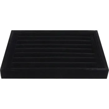 Šperkovnice Stojánek, stojan, dekolt na prstýnky černý hranol 22cm (A23B)