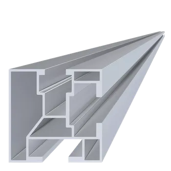 Stavební profil Profil pro solární panely, 40x40mm, bez povrchové úpravy