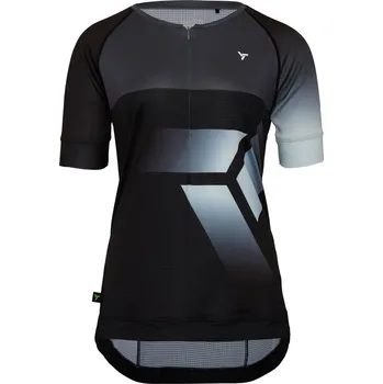 cyklistický dres Cyklistický dámský dres Silvini Stabina grey/black Černá XXL