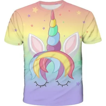 Dívčí tričko Dívčí tričko s jednorožcem B1469 14 J