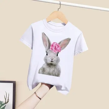 Dívčí tričko se zvířetem B1612 12-24 měsíců D