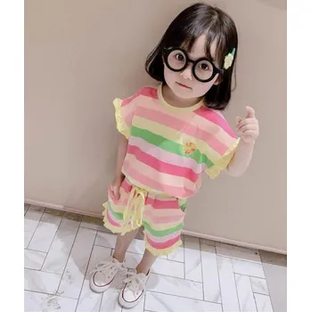 Dívčí tričko a kraťasy L1338 18-24 měsíců A