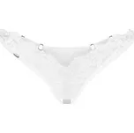 Sexy tanga Obsessive Arrowel - otevřený klín Bílá L/XL