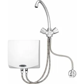 Bojler Hakl MK Průtokový ohřívač se stojánkovou beztlakovou baterií 4,5kW, 22cm IconicLine , HA16MKSET1145