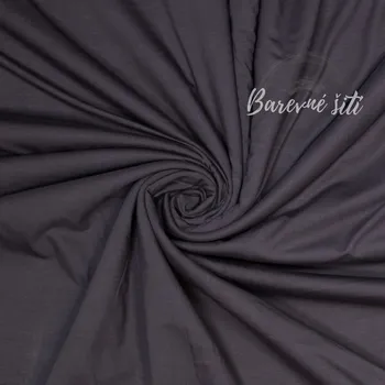 Bambusový úplet Antracit BIO (E) (Měkké a hebké bambusové úplety)