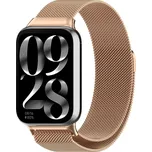 4wrist Milánský tah pro Xiaomi 9 Pro a 8 Pro - Rose Gold + 2 měsíce na vrácení zboží