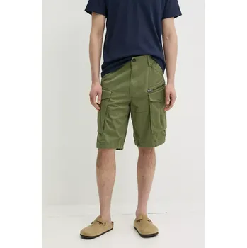 Pánské kraťasy Kraťasy G-Star Rovic pánské, zelená barva D08566.5126.724 78X, vel. 33