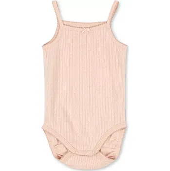 Kojenecký body Kojenecké body Konges Sløjd MINNIE STRAP BODY GOTS KS103150 růžová 03X, vel. 62