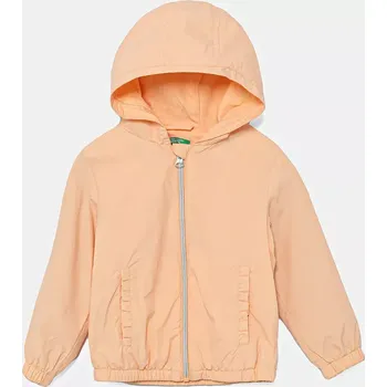 Chlapecká bunda Dětská bunda United Colors of Benetton oranžová barva, 2IGGGN03L 2IGGGN03L.P.Seasonal 20X, vel. 110